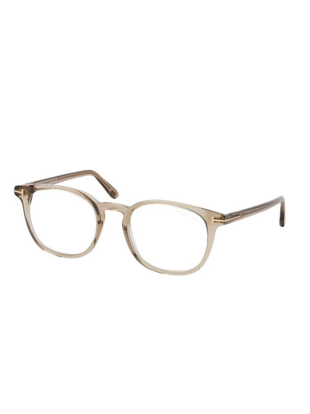 NEW FT5819-B 057 TOM FORD TF5819-B 057 WOMEN SQUARE BEIGE CLEAR EYEGLASSES